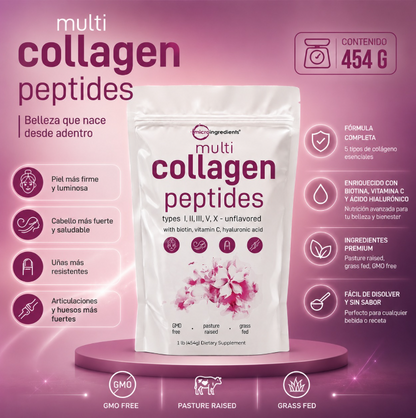 Multi Collagen Peptides en Polvo