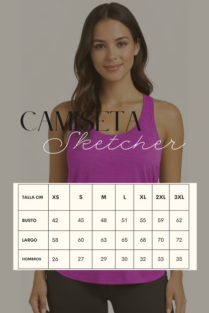 Tank top solida Skechers