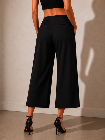 Pantalón Crop Pierna ancha estilo 25