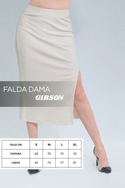 Falda dama Gibson
