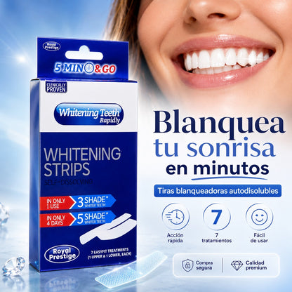 Tiras Blanqueadoras Dentales Royal Prest