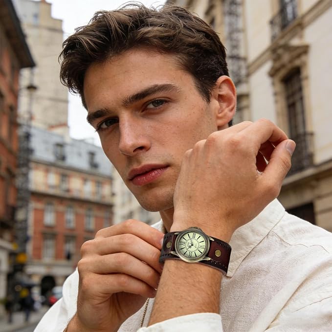 Reloj Vintage de Pulsera Ancha