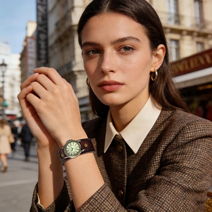 Reloj Vintage de Pulsera Ancha